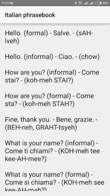 Итальянский разговорник android App screenshot 5